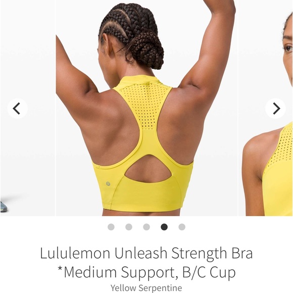 Lululemon Unleash Strength Bra *Medium Support, B/C Cup
Yellow Serpentine - Picture 2 of 7